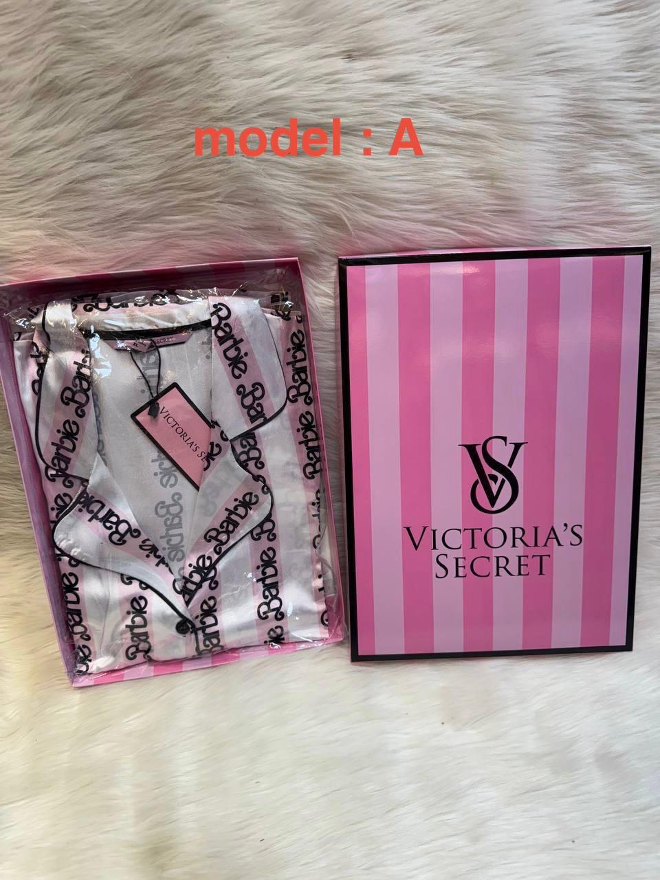 Victoria's Secret Premium Satin Striped Pajama Set