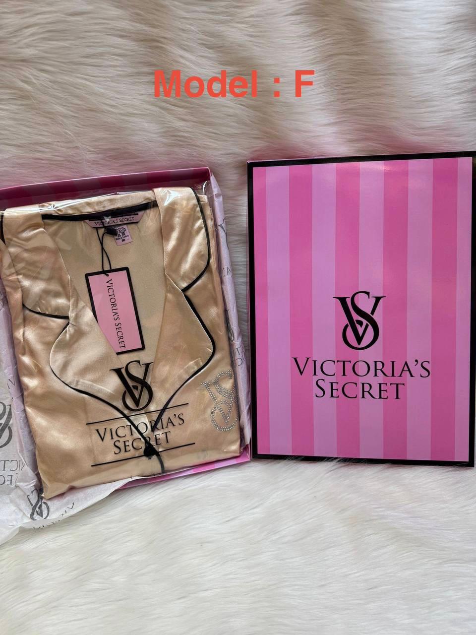 Victoria's Secret Premium Satin Striped Pajama Set