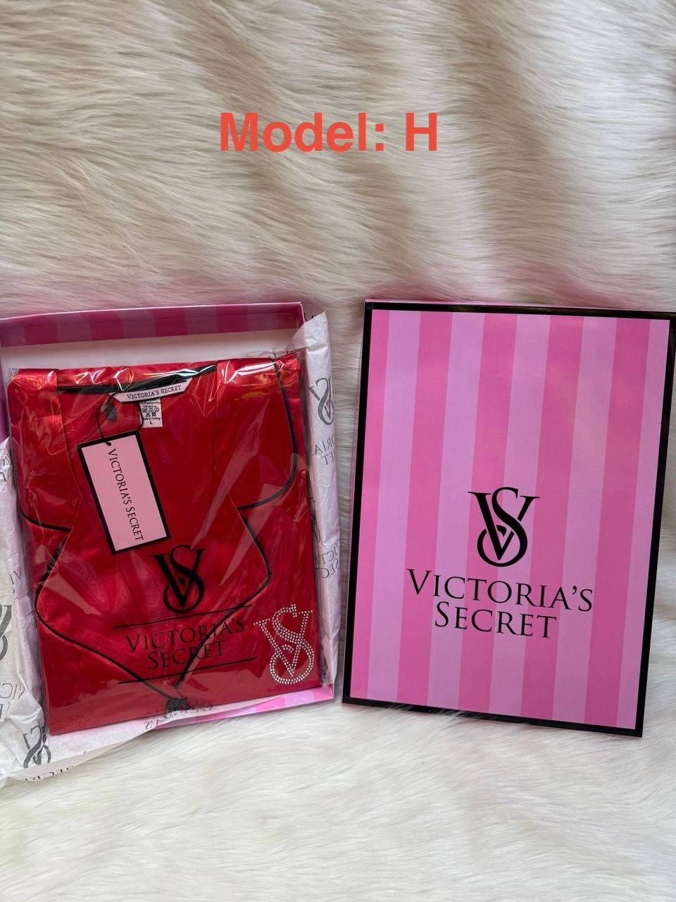 Victoria's Secret Premium Satin Striped Pajama Set