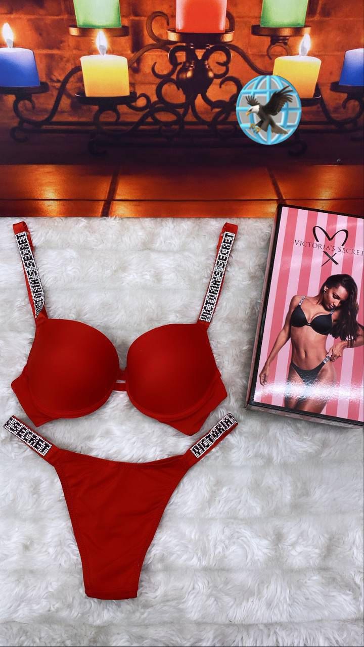 Victoria's Secret Premium Push-Up Bra & Thong Set