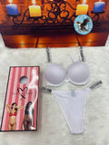 Victoria's Secret Premium Push-Up Bra & Thong Set